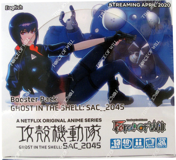 Force of Will Ghost in the Shell: SAC_2045 Booster Display englisch