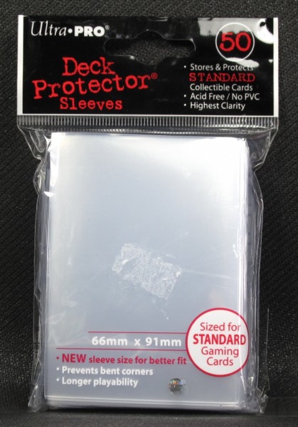 Ultra Pro - Standard - Clear - 50 Hüllen - Deck Protector Sleeves